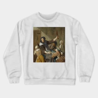 The lesson - Jan Josef Horemans the Elder Crewneck Sweatshirt